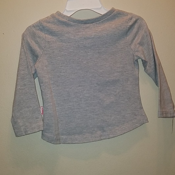 Gently used toddler girl's long sleeve tee - Picture 2 of 2